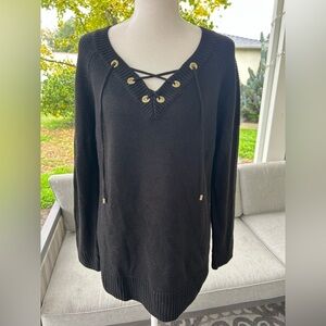 Calvin Klein Black Knit Sweater